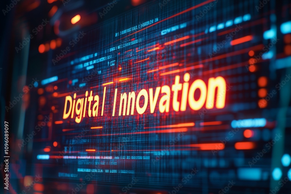 Digital Innovation - Futuristic Tech Art Digital Innovation - Futuristic Tech Art