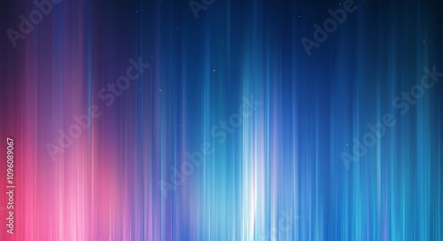 Soft blue abstract curtain of light creating a calming atmosphere in a serene environment