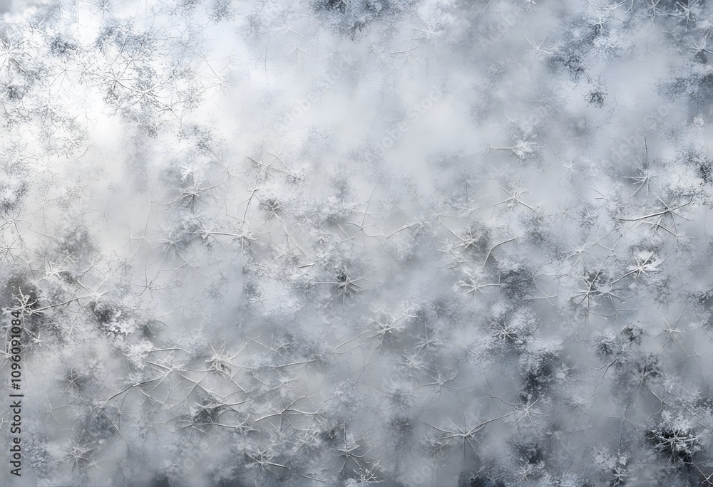 Cold icy grunge surface in frosty white and silver with visible rough patches, Ai Generated Cold icy grunge surface in frosty white and silver with visible rough patches, Ai Generated