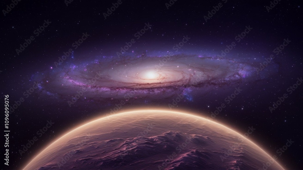 Fototapeta premium planet in space