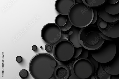 Black Rubber Background