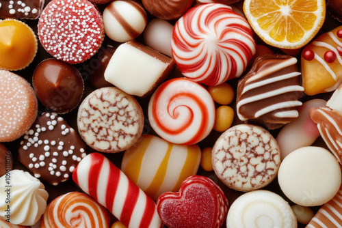 Christmas Candy Background