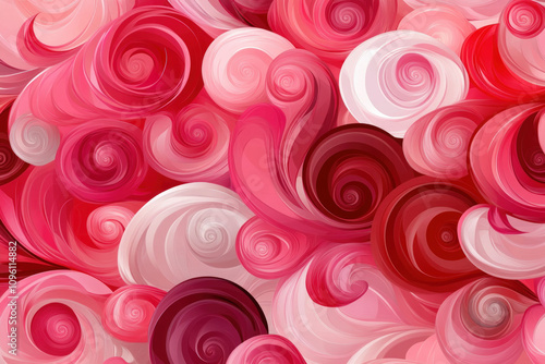Pink Swirl Background