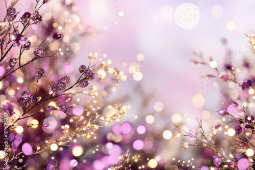 Purple Christmas Background