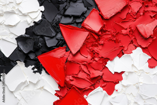 Red Black And White Background