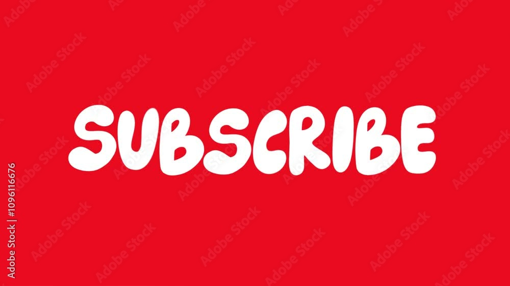 Subscribe Animation for Youtube Channel, Video Content