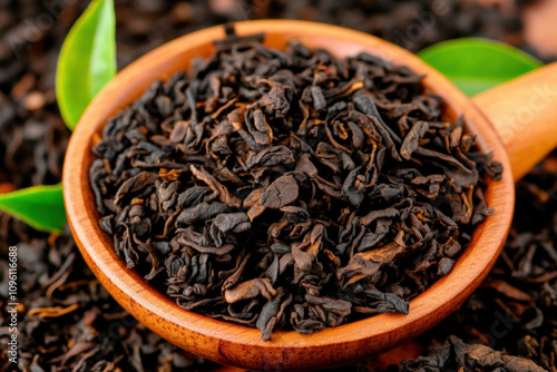 Tea Leaves Background