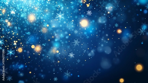 Winter Snowflake Background Design