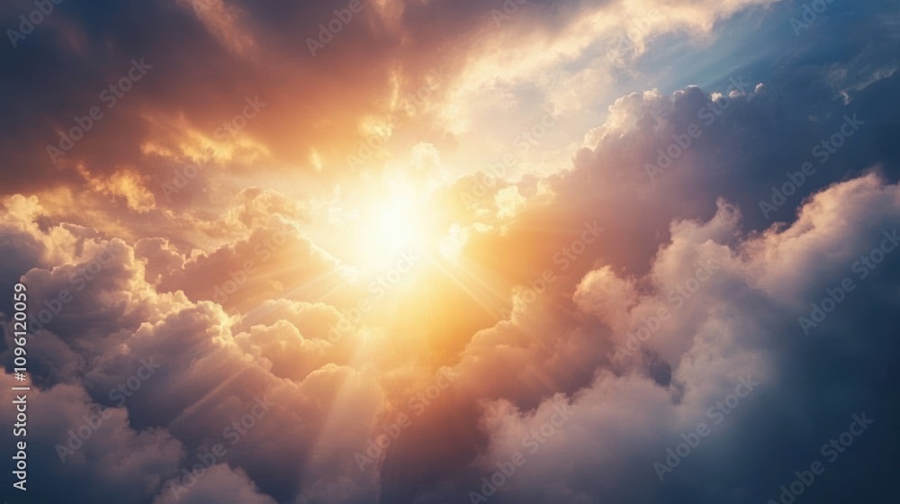 Fototapeta premium Golden Sky