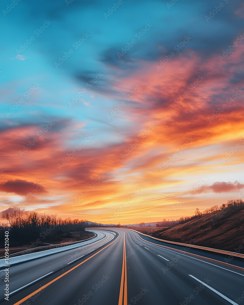 A road of travel through unique landscapes. Landmarks by road by car through nature and a passion for traveling around the world A road of travel through unique landscapes. Landmarks by road by car through nature and a passion for traveling around the world