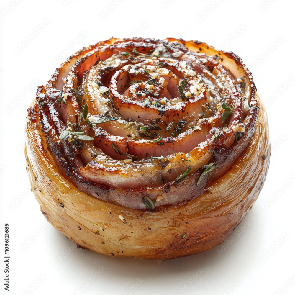 Bacon Roll Isolated Bacon Roll Isolated