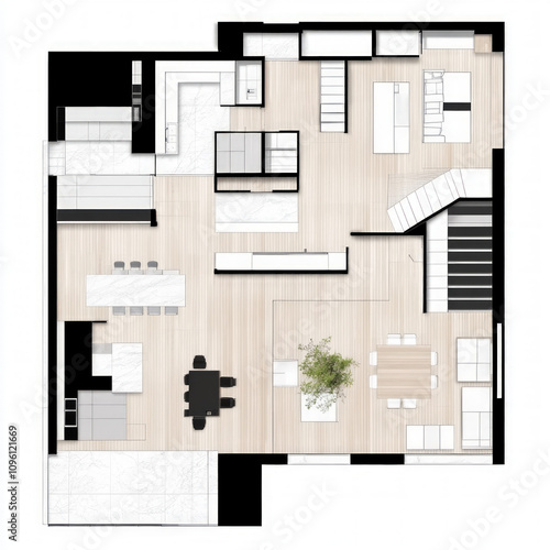 Architect Plans Isolated