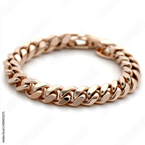 Gold Bracelet Isolated
