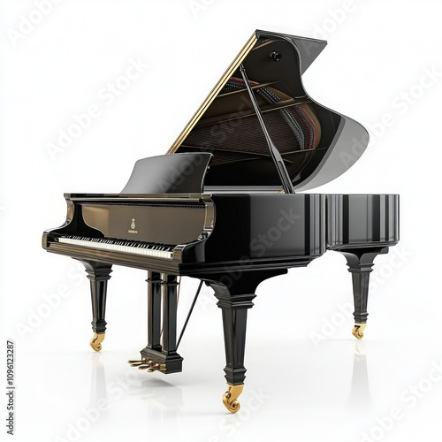 Grand Piano Isolated