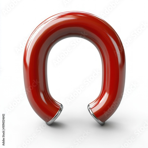 Red Magnet Isolated