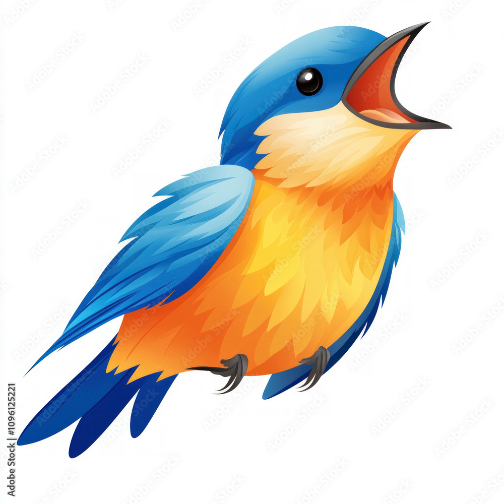 Obraz premium Song Bird Isolated