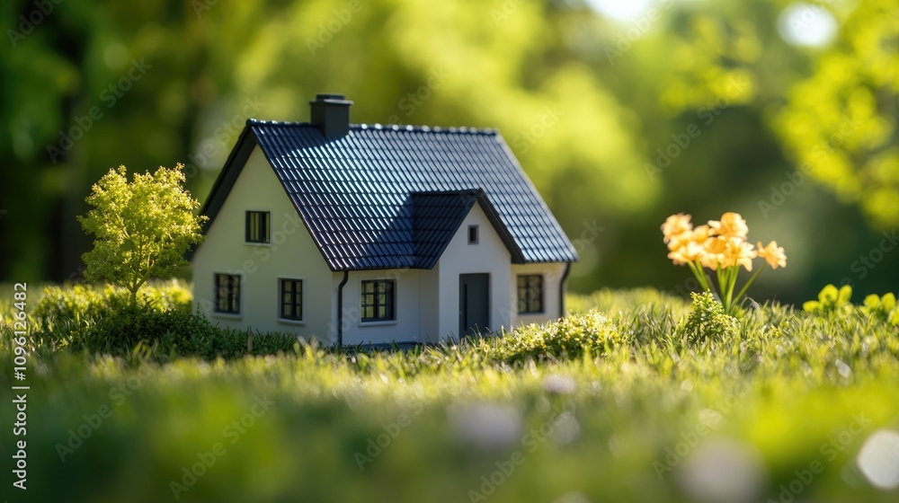 Charming miniature home surrounded by lush greenery and vibrant flowers, highlighting investment opportunities for family-friendly living. Charming miniature home surrounded by lush greenery and vibrant flowers, highlighting investment opportunities for family-friendly living.