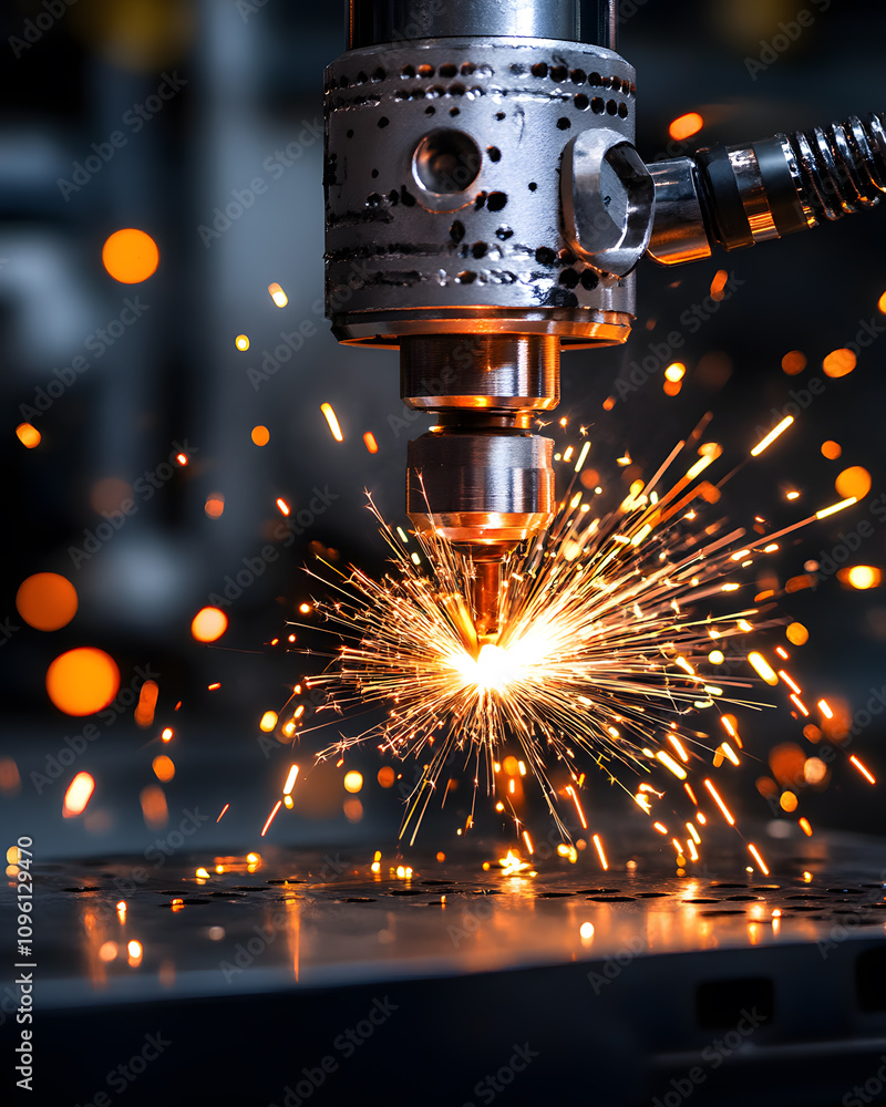 worker while doing a welding with arc welder welding or welding Sparks for background, Backdrop and manufacturing. worker while doing a welding with arc welder welding or welding Sparks for background, Backdrop and manufacturing.