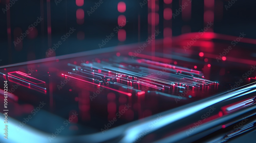 Futuristic digital technology concept Futuristic digital technology concept