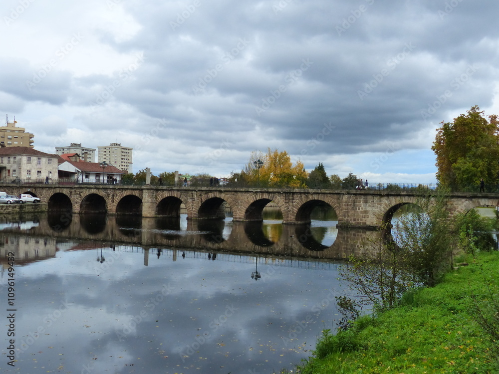Ponte Romana Chaves Portugal outono Ponte Romana Chaves Portugal outono