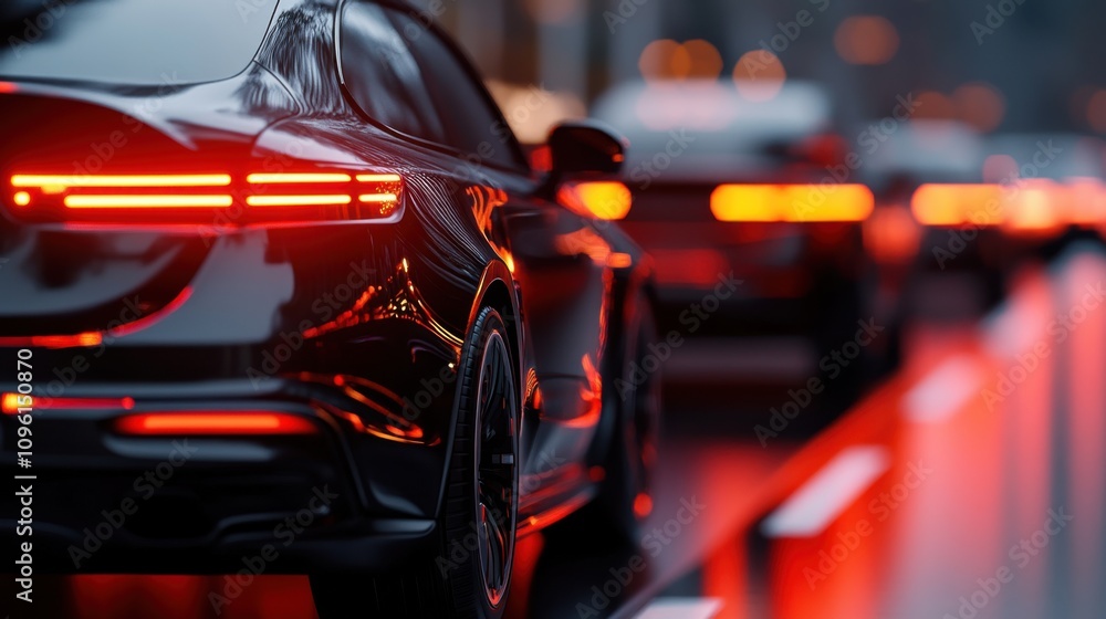 Abstract Visualization of Connected Vehicles in Motion Abstract Visualization of Connected Vehicles in Motion