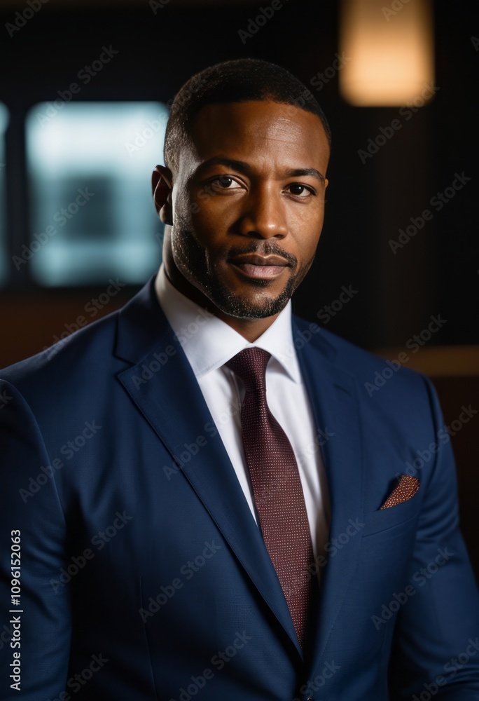 Professional portrait, confident businessman, elegant dark blue suit, burgundy tie, modern office setting, soft lighting, depth of field, sharp focus, formal attire, poised expression.
Professional portrait, confident businessman, elegant dark blue suit, burgundy tie, modern office setting, soft lighting, depth of field, sharp focus, formal attire, poised expression.