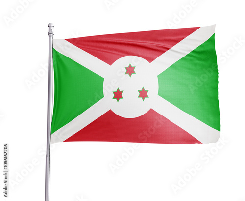 Flag of Burundi  photo