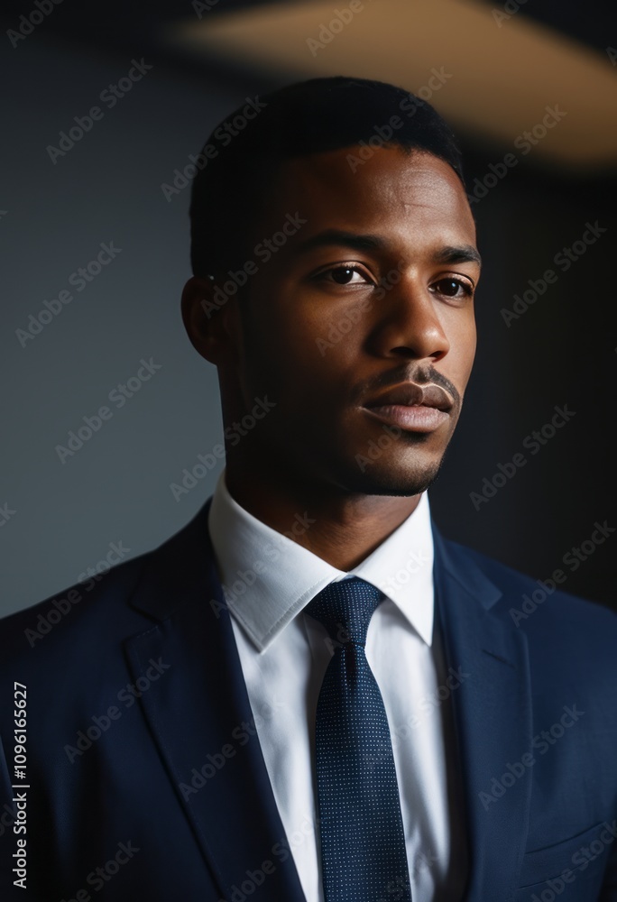 Portrait of seductive young businessman looking down to side black businessman portrait Ultra realistic Photorealistic hyperdetailed photography soft light head and shoulders portrait cover Portrait of seductive young businessman looking down to side black businessman portrait Ultra realistic Photorealistic hyperdetailed photography soft light head and shoulders portrait cover