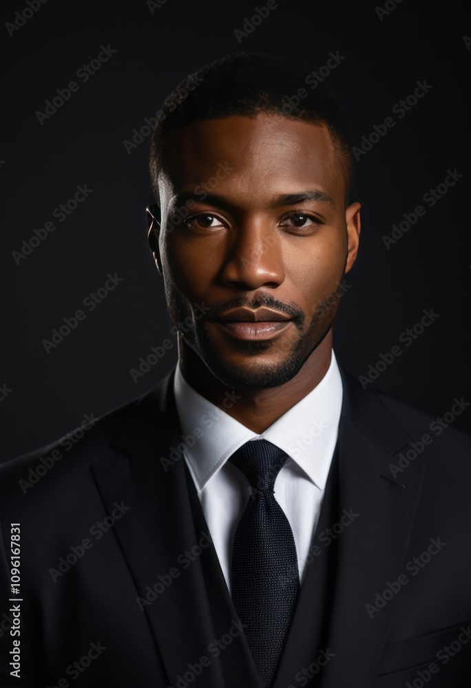 Handsome man in black suit black businessman portrait Ultra realistic Photorealistic hyperdetailed photography soft light head and shoulders portrait cover Handsome man in black suit black businessman portrait Ultra realistic Photorealistic hyperdetailed photography soft light head and shoulders portrait cover