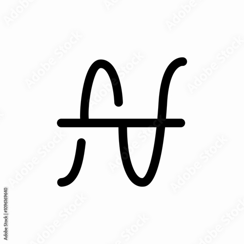 statistics line icon sign vector