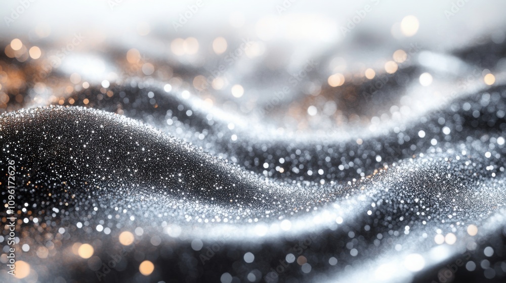 Minimalistic White Background with Delicate Silver Sparkles for Elegant Design Minimalistic White Background with Delicate Silver Sparkles for Elegant Design