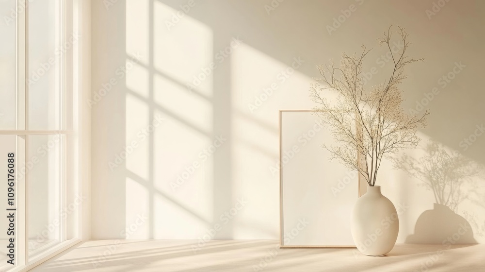 Chamomille Horizontal board mock-up. Daisy frame template. Beautiful spring or summer nature season background. Copy space for text, selective focus. Modern clean aesthetic Chamomille Horizontal board mock-up. Daisy frame template. Beautiful spring or summer nature season background. Copy space for text, selective focus. Modern clean aesthetic