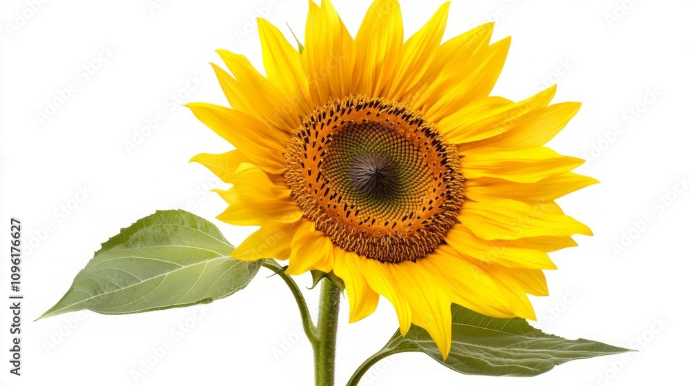 Obraz premium Stunning Sunflower in Vivid Yellow