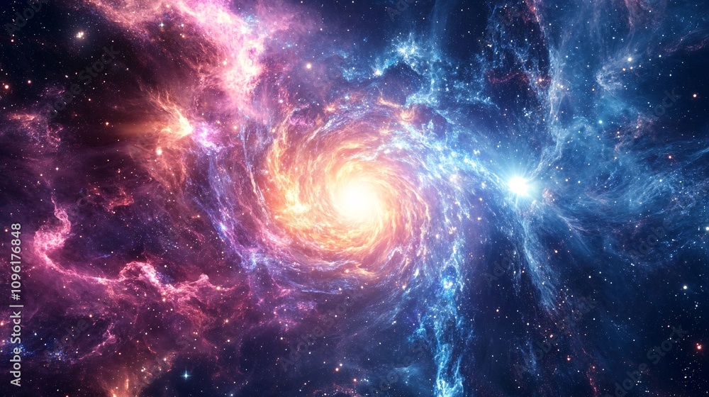 Stunning Spiral Galaxy with Vibrant Colors and Stars in Deep Space, Showcasing the Beauty of Cosmic Structures and the Mysteries of the Universe Stunning Spiral Galaxy with Vibrant Colors and Stars in Deep Space, Showcasing the Beauty of Cosmic Structures and the Mysteries of the Universe
