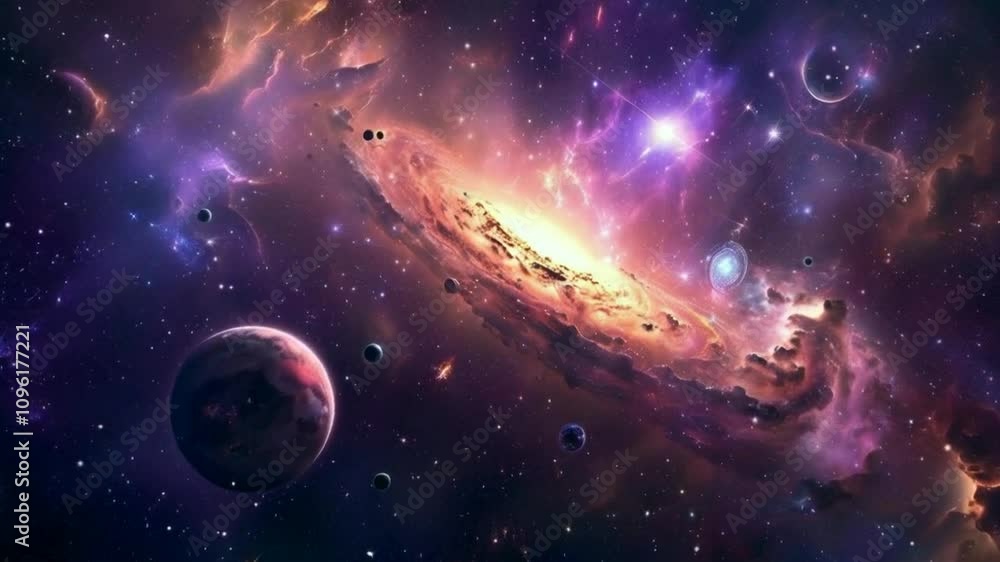 planet with space planet with space