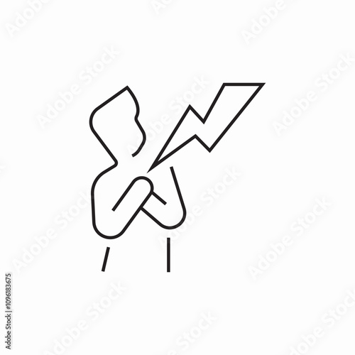 heart attack icon sign vector