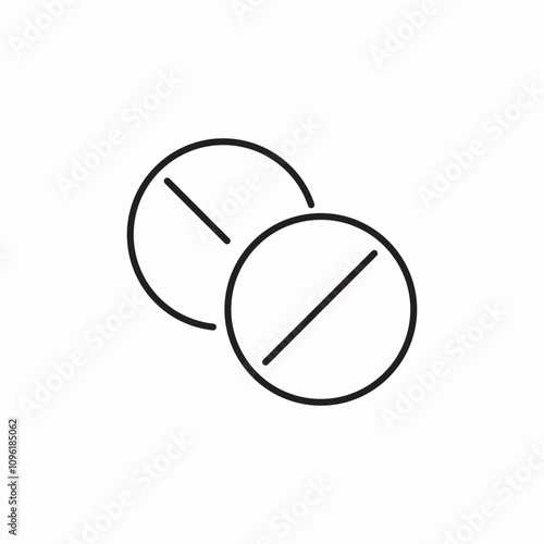pills medicines icon sign vector
