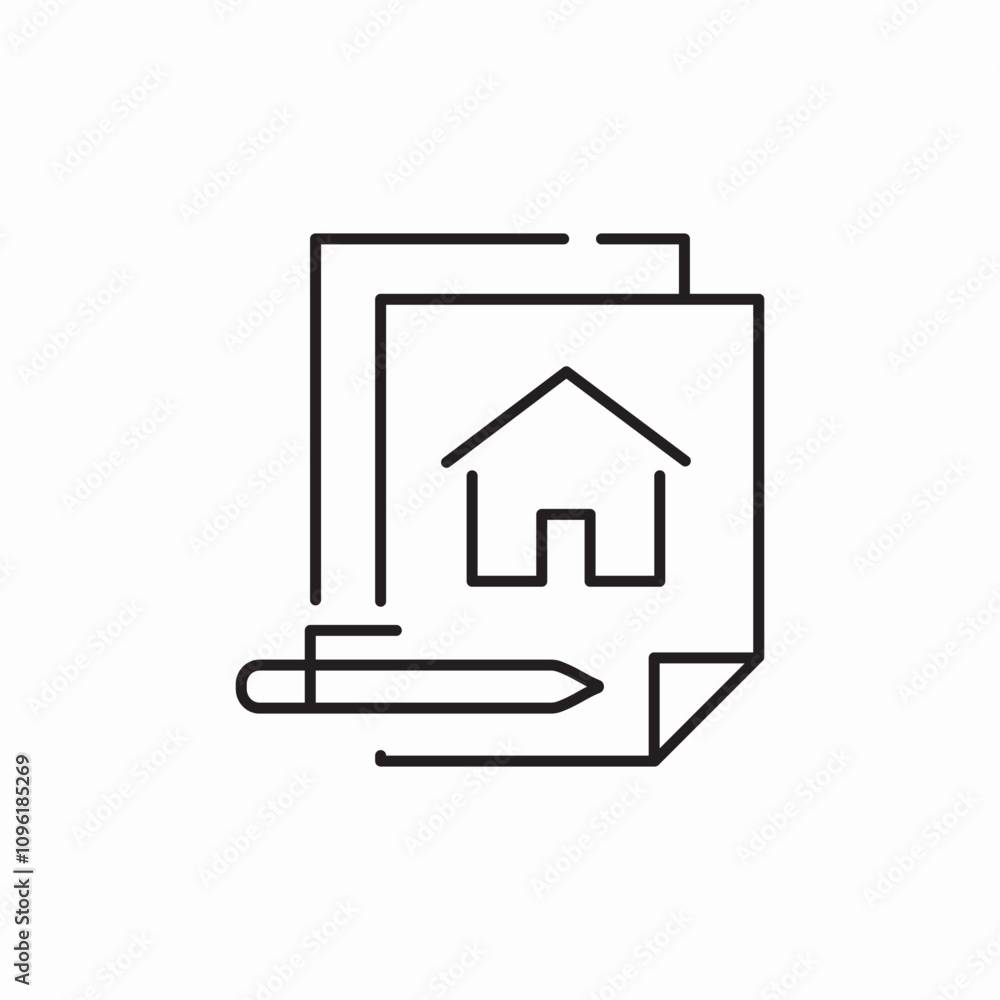real estate purchase documents icon sign vector real estate purchase documents icon sign vector