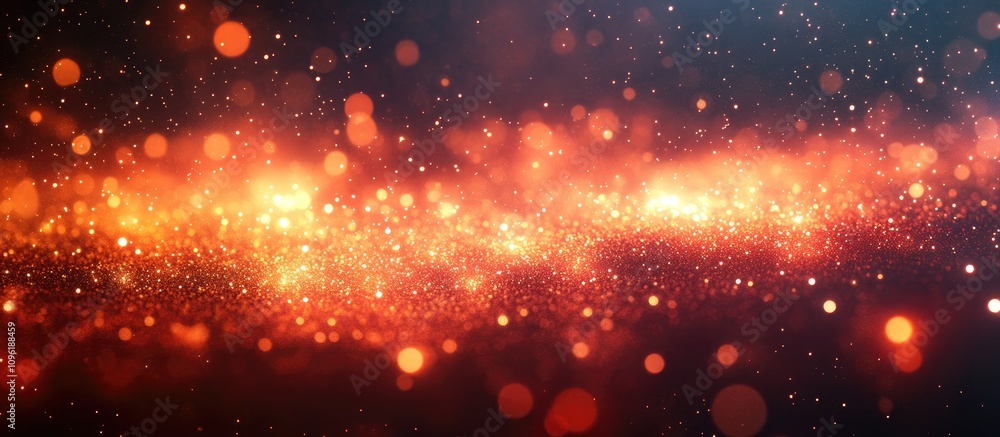 Festive glittering lights in soft focus creating a magical atmosphere for celebrations and joyous occasions at night Festive glittering lights in soft focus creating a magical atmosphere for celebrations and joyous occasions at night