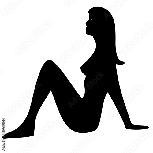 illustration de personne, homme et femme pratiquant activité de fitness, silhouette noire