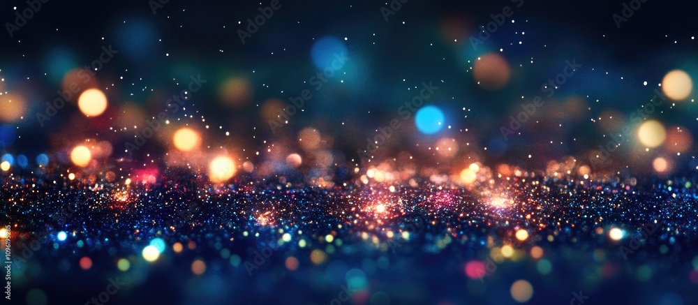 Sparkling Christmas lights creating a magical starry background with vibrant colors and a dreamy atmosphere for festive celebrations Sparkling Christmas lights creating a magical starry background with vibrant colors and a dreamy atmosphere for festive celebrations