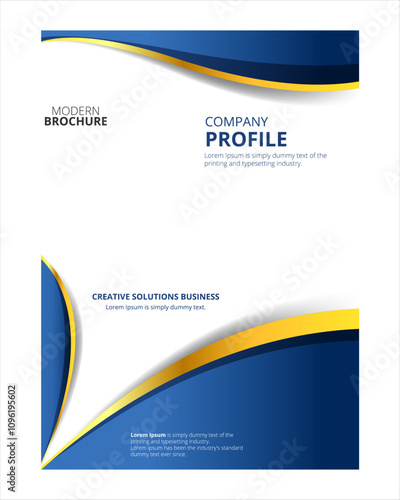 Creative brochure design template. brochure vector
