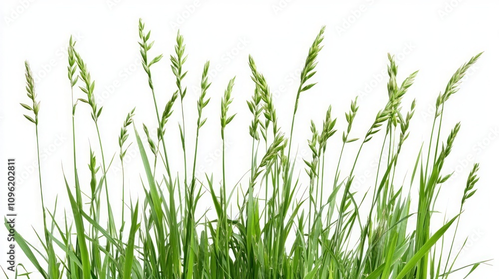 Naklejka premium Fresh Green Grass in Springtime