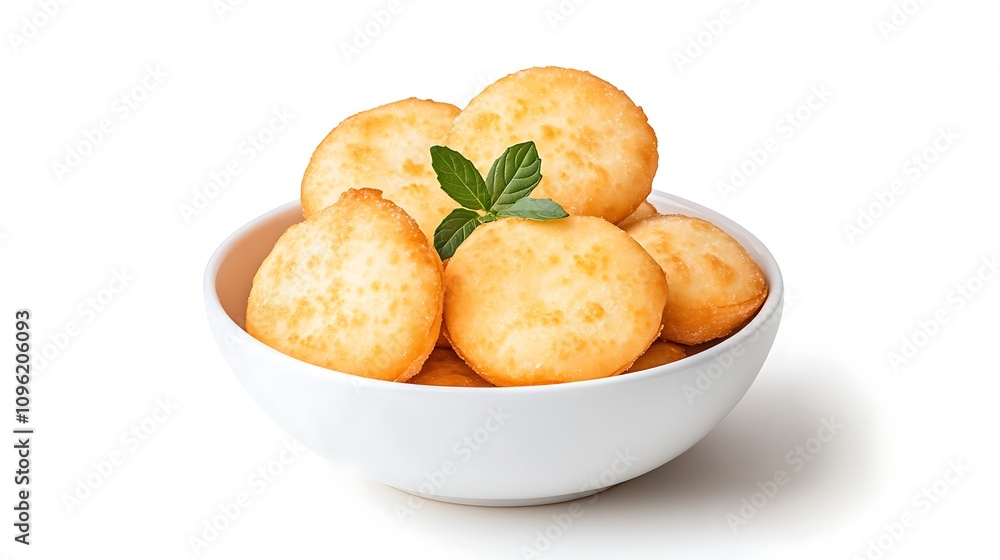 Delectable Cheese Crackers in a Bowl: Studio Food Photography. AI Generated Delectable Cheese Crackers in a Bowl: Studio Food Photography. AI Generated