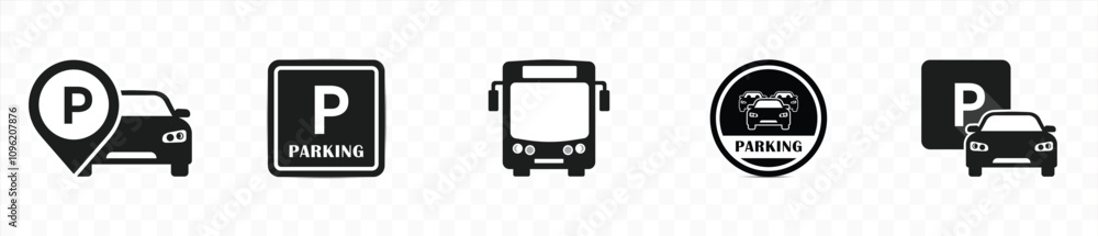 Parking signs with different shapes icon set, Car parking sign. Road signs, urban transportation, street, Parking traffic sign and parking map pin Outline icon style. vector illustration. Parking signs with different shapes icon set, Car parking sign. Road signs, urban transportation, street, Parking traffic sign and parking map pin Outline icon style. vector illustration.