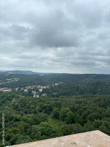 landscape with clouds