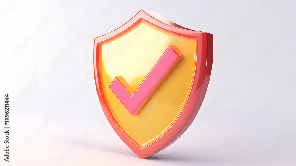 cartoon 3d Icon safety shield check mark perspective . . 3d vector illustration. white background
cartoon 3d Icon safety shield check mark perspective . . 3d vector illustration. white background