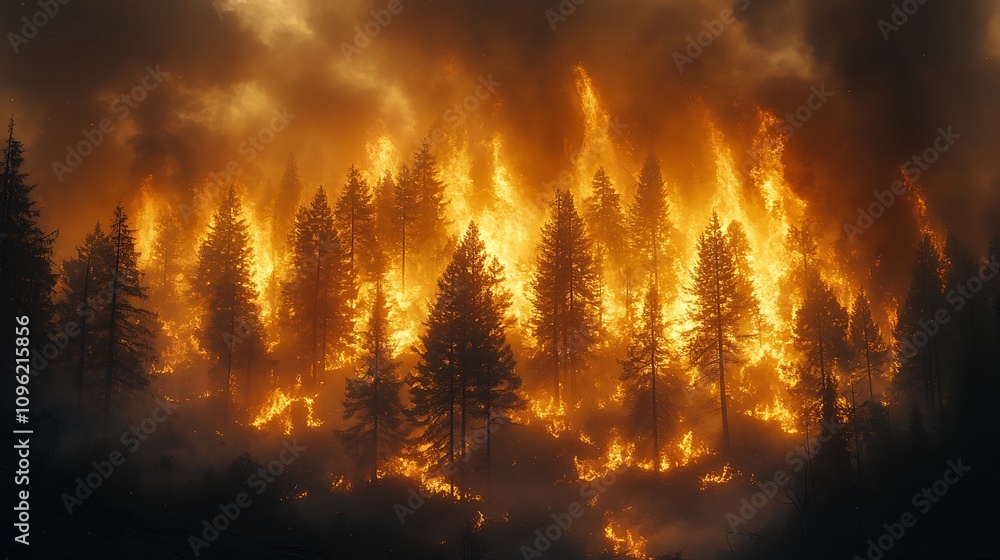 fire in the forest fire in the forest