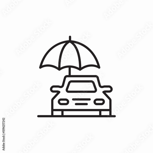 car insurance icon sign vector