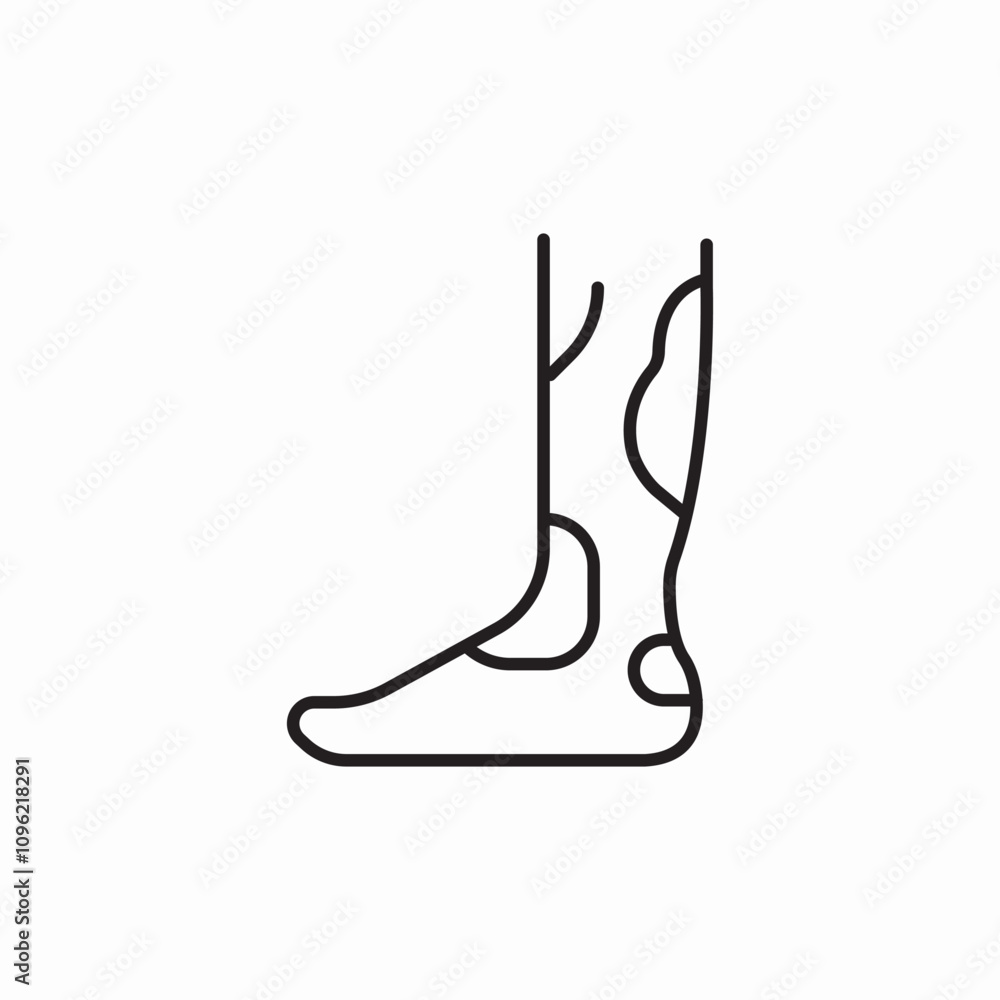 leg blemishes icon sign vector leg blemishes icon sign vector
